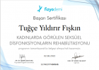 Fzt. Tuğçe Yıldırır Fışkın Fizyoterapi sertifikası