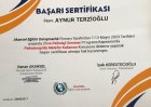 Psk. Aynur TERZİOĞLU Psikoloji sertifikası