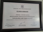 Uzm. Dr. Elvan Arıkan Çocuk Sağlığı ve Hastalıkları sertifikası