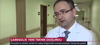 Youtube - Prof. Dr. Volkan Tuğcu prostat kanserine çözüm buldu